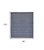8' X 10' Blue Hand Woven Area Rug