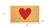 Heart Outdoor Coir Door Mat