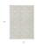 10' X 14' Ivory And Beige Geometric Washable Indoor Outdoor Area Rug
