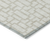 10' X 14' Ivory And Beige Geometric Washable Indoor Outdoor Area Rug