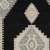 8' X 10' Black Gold And Gray Oriental Washable Indoor Outdoor Area Rug