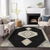 8' X 10' Black Gold And Gray Oriental Washable Indoor Outdoor Area Rug