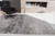9' X 13' Gray and White Abstract Non Skid Area Rug