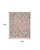 9' X 12' Pink Gray and Blue Floral Area Rug