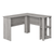 47" Gray Wood Corner Computer Desk
