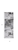 8' Gray Ivory and Taupe Abstract Power Loom Worn Faded Runner Rug