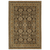 9' X 12' Brown And Gold Oriental Area Rug