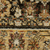 9' X 12' Brown And Gold Oriental Area Rug