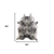 60" X 84" Salt And Pepper Black And White Cowhide - Area Rug