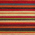 17" X 29" Red Orange and Natural Coir Striped Outdoor Door Mat