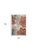 4' X 6' Red and Beige Floral Distressed Area Rug