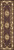 Homeroots Home Decor Plum or Ivory Medallion Runner Rug, 2 x 8 feet