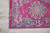 2' X 3' Fuchsia And Blue Oriental Distressed Area Rug