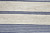 2' X 3' Blue And Ivory Striped Dhurrie Hand Woven Stain Resistant Area Rug