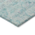 8' Teal Blue And Pink Round Floral Medallion Washable Indoor Outdoor Area Rug
