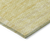 5' X 8' Gold Wheat And Ivory Striped Washable Indoor Outdoor Area Rug