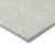 8' X 10' Ivory And Pale Beige Geometric Washable Indoor Outdoor Area Rug