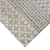 5' X 8' Gray And Ivory Geometric Shag Area Rug