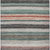 9' X 12' Pale Aqua Copper And Taupe Striped Washable Indoor Outdoor Area Rug