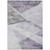 10' X 14' Purple Gray And Charcoal Abstract Washable Indoor Outdoor Area Rug