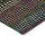 9' X 12' Black Green And Gold Striped Washable Indoor Outdoor Area Rug