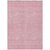 8' X 10' Pink And Ivory Chevron Washable Indoor Outdoor Area Rug