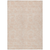 10' X 14' Peach And Beige Geometric Washable Indoor Outdoor Area Rug