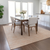10' X 14' Peach And Beige Geometric Washable Indoor Outdoor Area Rug
