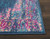 Homeroots Home Decor Blue and Pink Medallion Area Rug, 4 x 6 Inch