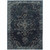 2' X 3' Midnight And Light Blue Oriental Area Rug