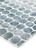 3' X 5' Blue And Gray Polka Dots Distressed Stain Resistant Area Rug