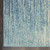 8' Blue And Ivory Abstract Runner Rug