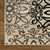Homeroots Home Decor 8' Floral Medallion Stain Resistant Runner Rug, Tan Gray and Black