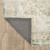 2' X 8' Grey Gold Orange And Ivory Oriental Power Loom Stain Resistant Runner Rug - 606114610366