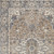 5' X 7' Beige And Grey Oriental Power Loom Non Skid Area Rug