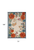6' X 9' Ivory Blue And Orange Floral Indoor Outdoor Area Rug