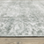 2' X 8' Gray And Ivory Oriental Printed Stain Resistant Non Skid Runner Rug