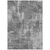 8' X 10' Gray And Charcoal Geometric Washable Indoor Outdoor Area Rug