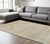 7' X 10' Gold And Ivory Floral Medallion Area Rug