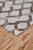 5' X 8' Gray Geometric Hand Woven Area Rug