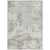 10' X 14' Ivory Beige And Taupe Floral Washable Indoor Outdoor Area Rug