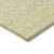 8' X 10' Gold And Ivory Medallion Washable Indoor Outdoor Area Rug