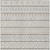 8' X 10' Ivory Beige And Taupe Quatrefoil Washable Indoor Outdoor Area Rug
