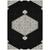 10' X 14' Black Gray And Ivory Oriental Washable Indoor Outdoor Area Rug