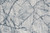 2' X 3' Blue Gray And Ivory Abstract Distressed Stain Resistant Area Rug