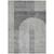 10' X 14' Gray Silver And Charcoal Geometric Washable Indoor Outdoor Area Rug