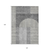 10' X 14' Gray Silver And Charcoal Geometric Washable Indoor Outdoor Area Rug