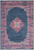 12' X 15' Blue Moroccan Power Loom Distressed Area Rug