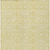 10' X 14' Gold And Ivory Medallion Washable Indoor Outdoor Area Rug
