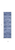 8' Denim Blue And Navy Blue Abstract Indoor Outdoor Runner Rug